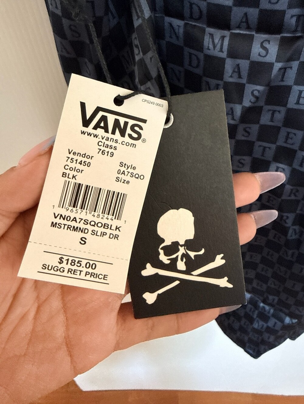 Vans X Mastermind Collab Slip Dress Gothic Skulls - Picture 6 of 16